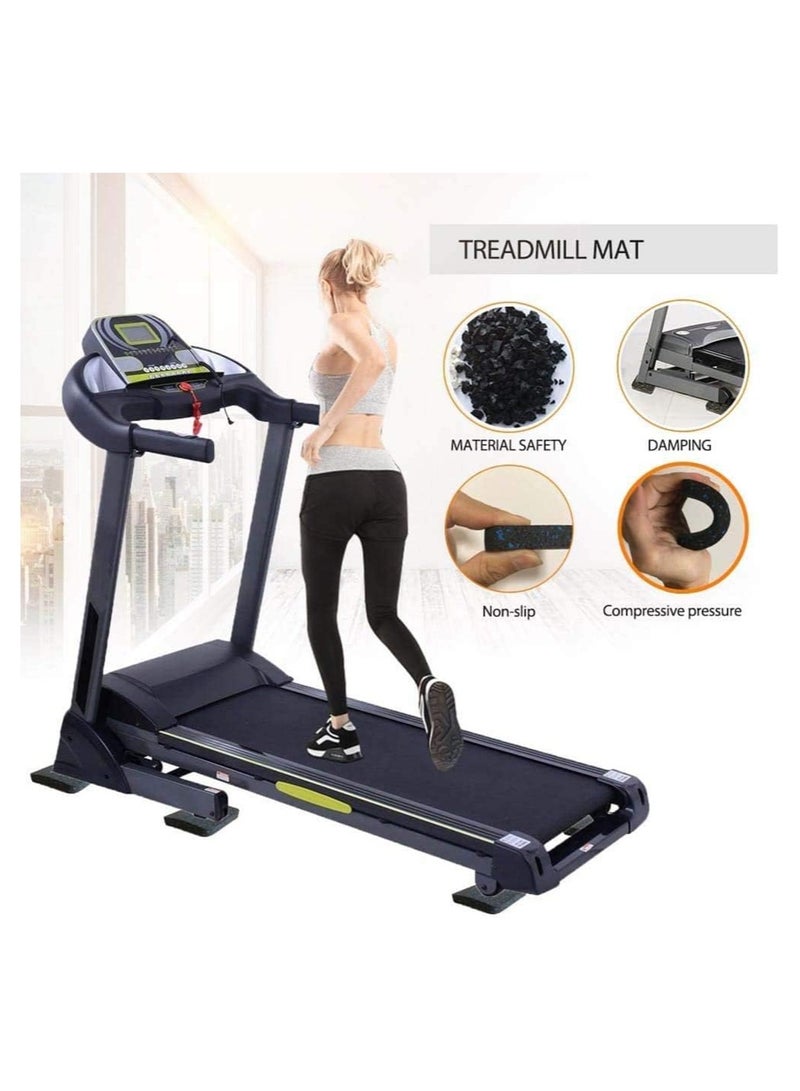 Terrain Exercise Equipment Mat Pads – 6pcs Anti-Slip Treadmill Footpads for Floor & Carpet Protection - Image 2