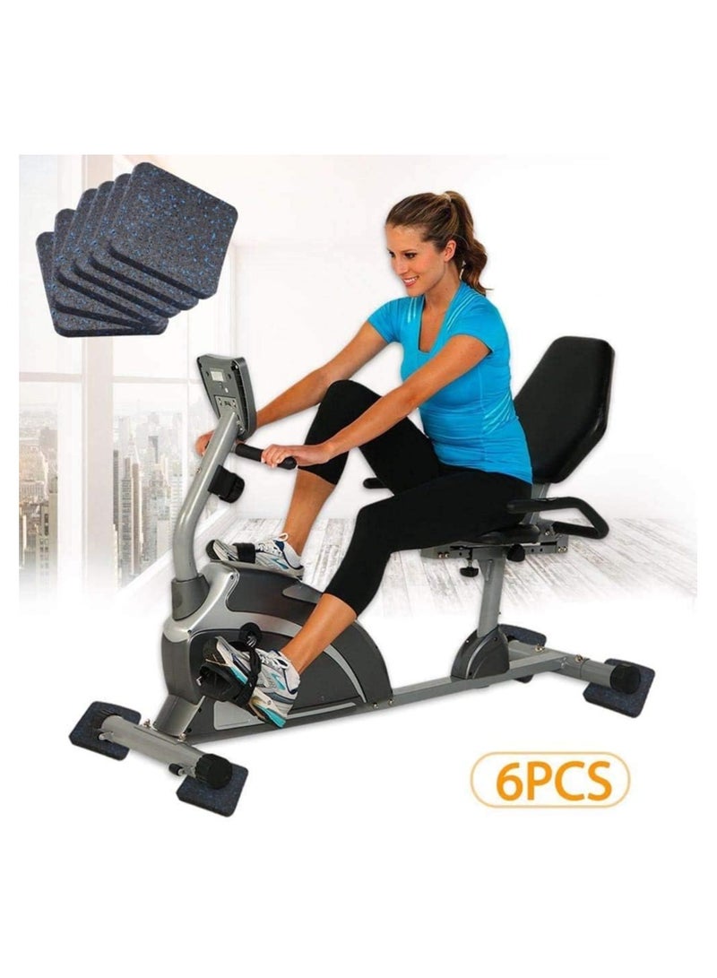 Terrain Exercise Equipment Mat Pads – 6pcs Anti-Slip Treadmill Footpads for Floor & Carpet Protection - Image 3