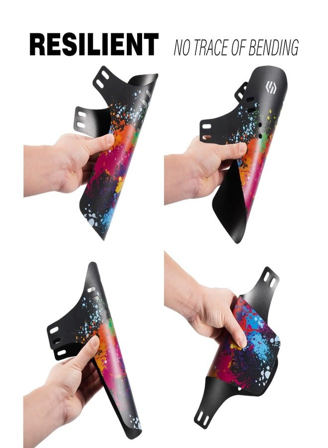 Chooee Bike Fenders,MTB Mud Guard，Front and Rear Bike Mudguard Fits 26", 27.5", 29" Plus Size and Fat Bikes. - Image 4