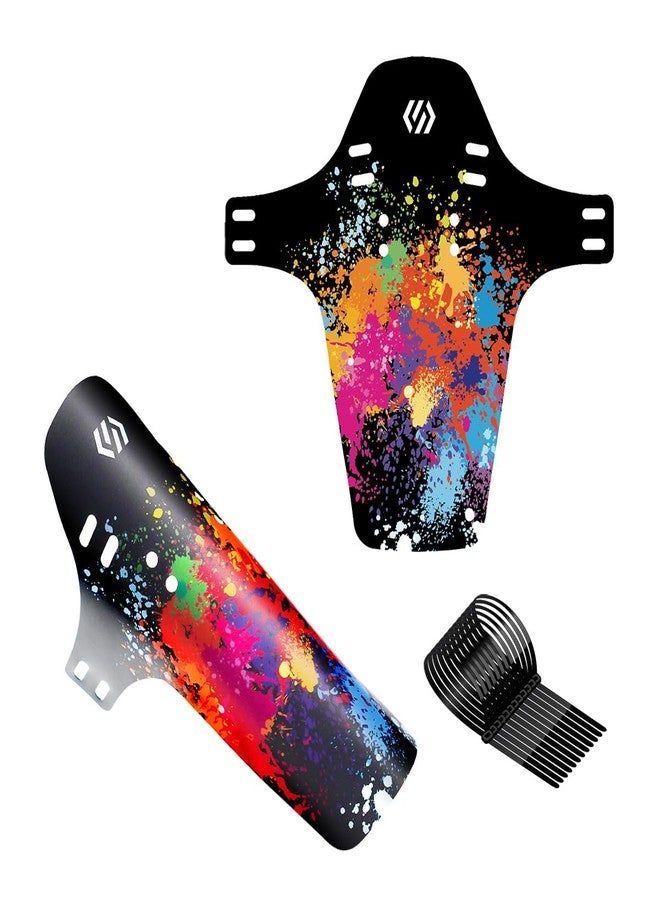 Chooee Bike Fenders,MTB Mud Guard，Front and Rear Bike Mudguard Fits 26", 27.5", 29" Plus Size and Fat Bikes. - Image 1