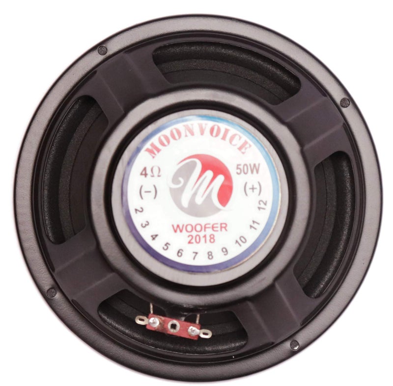 Electronicspices Electronic Spices 8" Inch 50W MAX Black Audio Speaker - Image 2