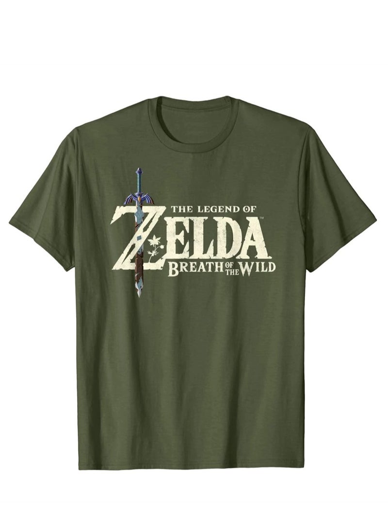 Game Zelda Breath of the Wild 3D digital printing personalized breathable children's T-shirt  - Image 1