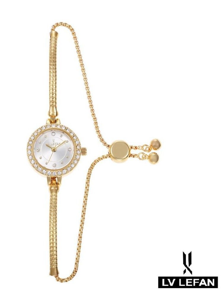 ساعه نسائيه من لف ليفان جديده وجذابه