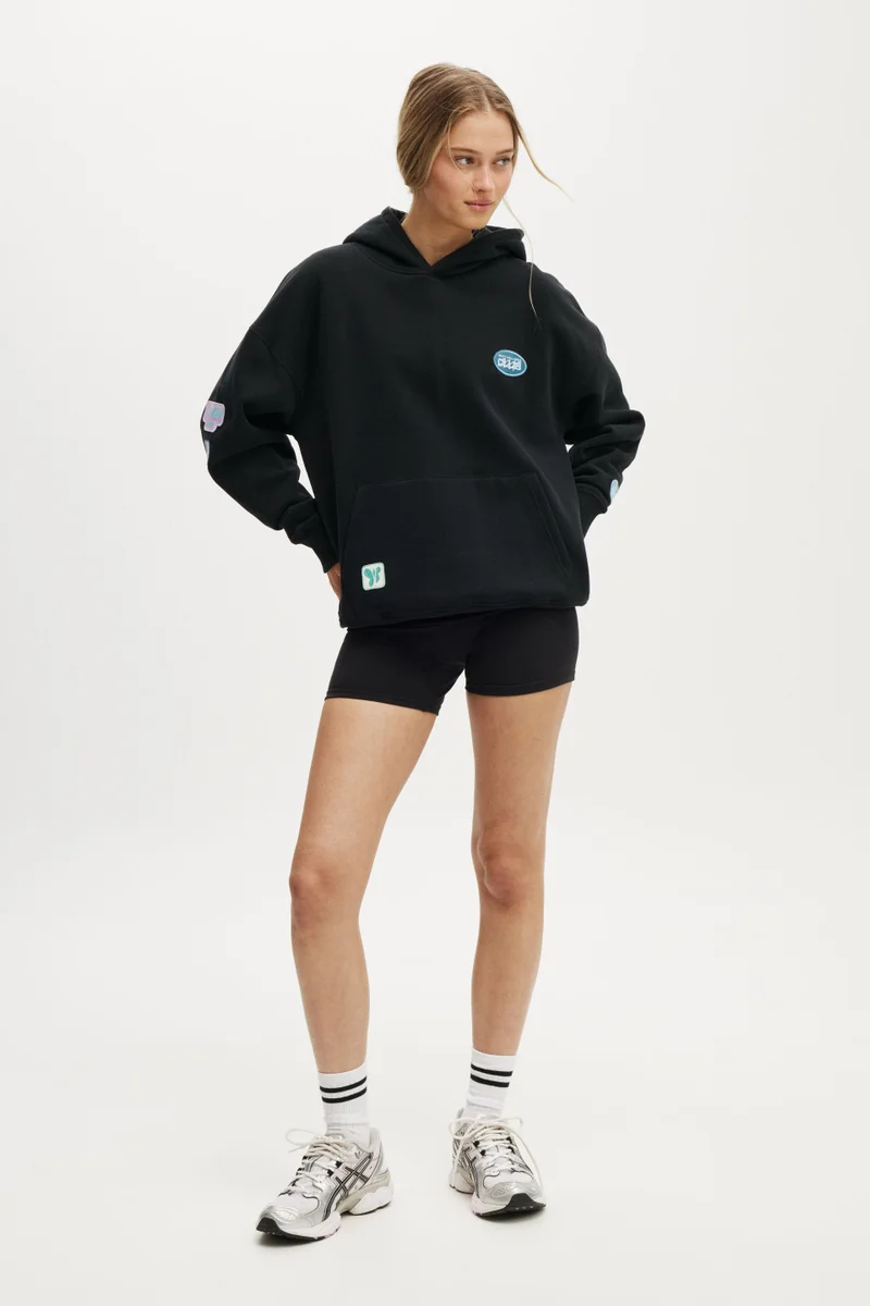 Cotton On  Plush Premium Graphic Hoodie for Women | Best Price UAE