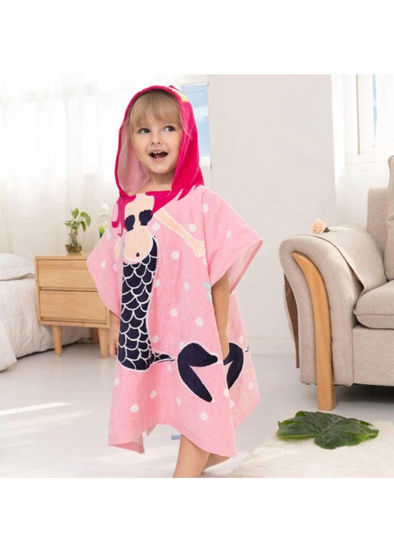 Y&D Kids Bath Towel, 🍄【Size Of Hooded Towel】Small:23.6x23.6 inch. This Towel Suitable for baby and kids, Allowing Plenty Room For Growth, this soft comfortable kids poncho towel is ideal 1-4 - Image 3