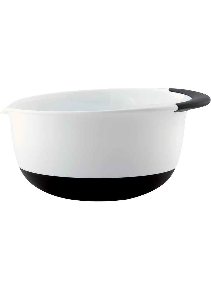 OXO OXO Good Grips 5Quart Plastic Mixing BowlWhiteBlack  - Image 1