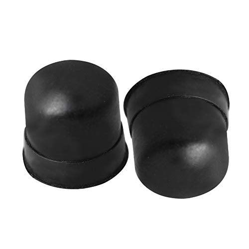 Lovermusic Hole Pitch 0.16inch Black Trombone Slide Rubber End Cover Bumper Trombone Cover Repair Tools Pack of 20 - Image 2
