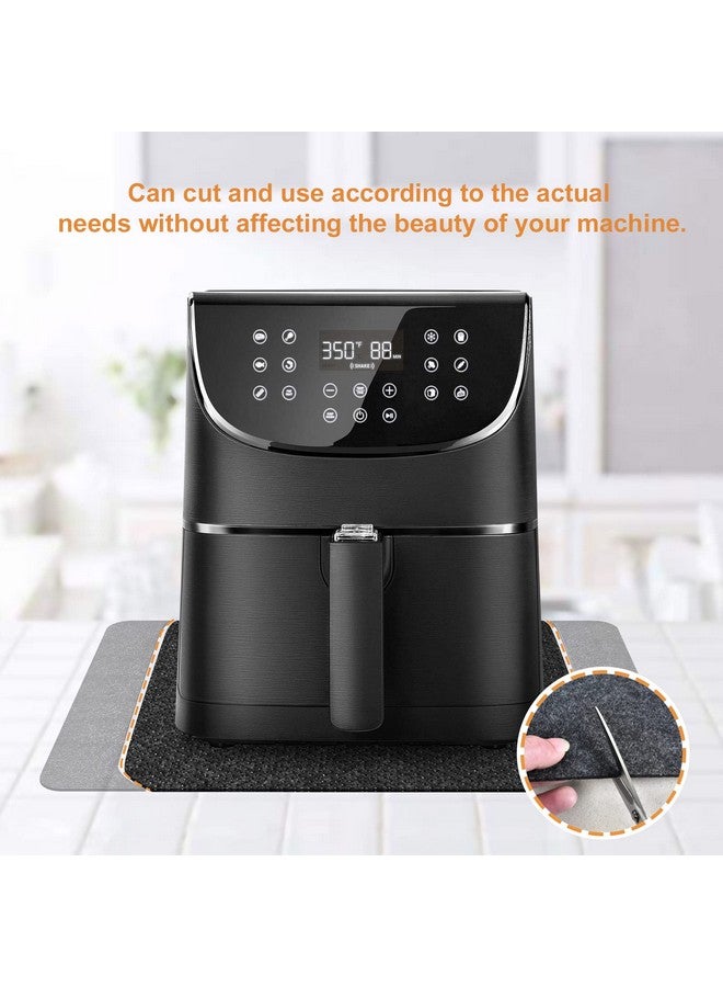 SIUDANGKA SIUDANGKA Heat Resistant Mat for Air Fryer, 2 Pcs Heat Resistant Pad Countertop Protector Mat Coffee Maker Mat for Countertops with Sliding Function for Air Fryer, Blender, Coffee Maker, Toaster - Image 3