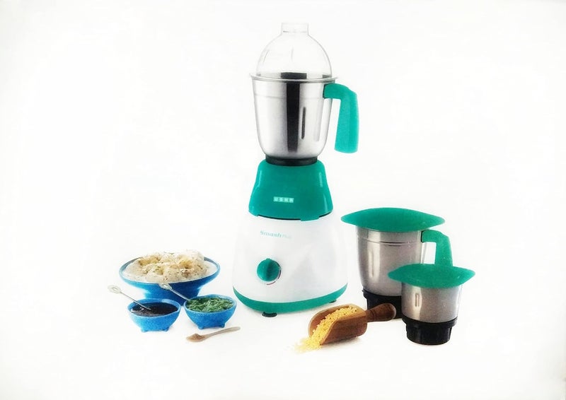 USHA Smash Plus Mixer Grinder MG-3771 Green 750 Watt - Image 1