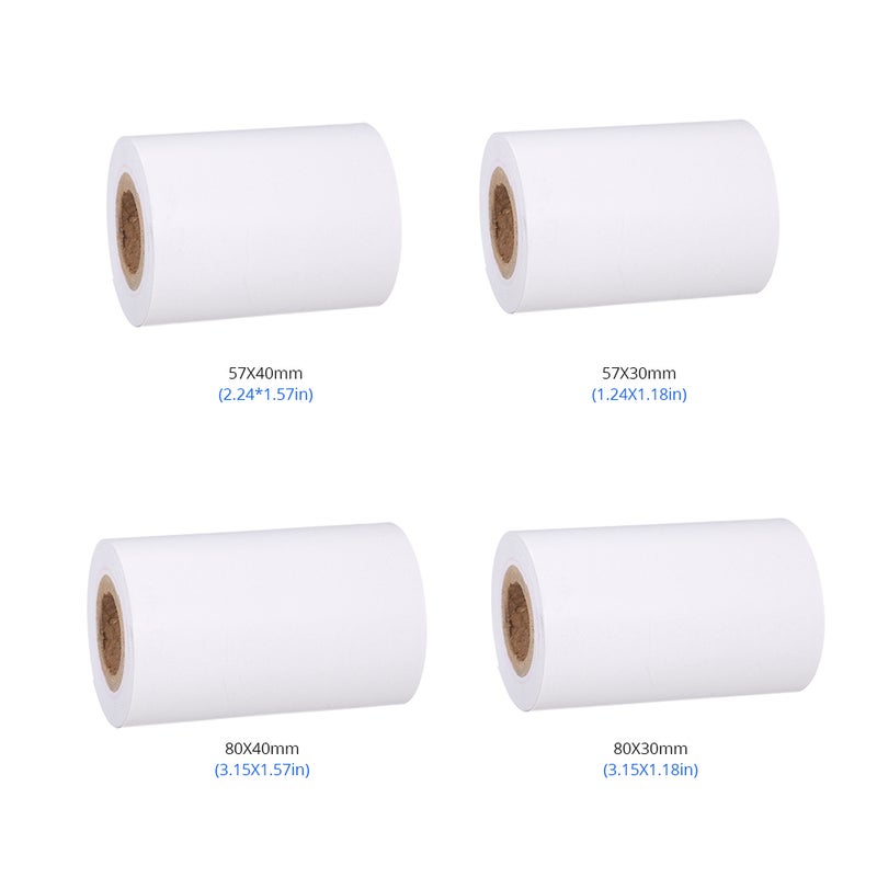 Thermal Cashier Register Paper Waterproof Paper 10 Rolls for POS Printer 3.15*1.18in/80*30mm Customer Bills for Cashier Supermarket Mall - Image 4