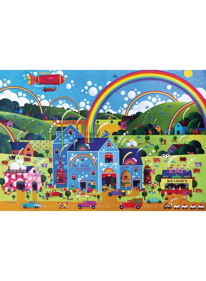 Ceaco Rainbow Factory 2000 Piece Jigsaw Puzzle - Image 2
