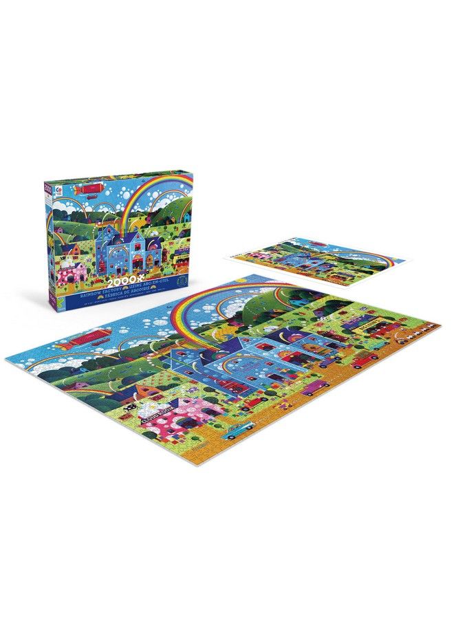 Ceaco Rainbow Factory 2000 Piece Jigsaw Puzzle - Image 5