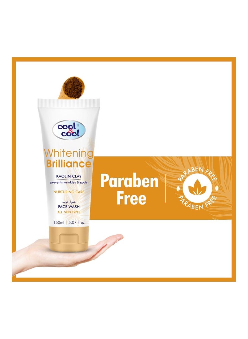 كول اند كول غسول الوجه Cool & Cool Whitening Brilliance ، 150 مل × 2 - Image 2