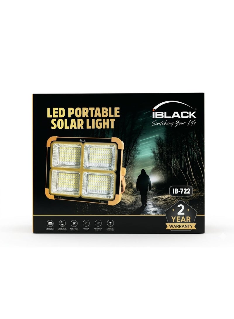 مصباح شمسي محمول LED من آيبلاك IB-722