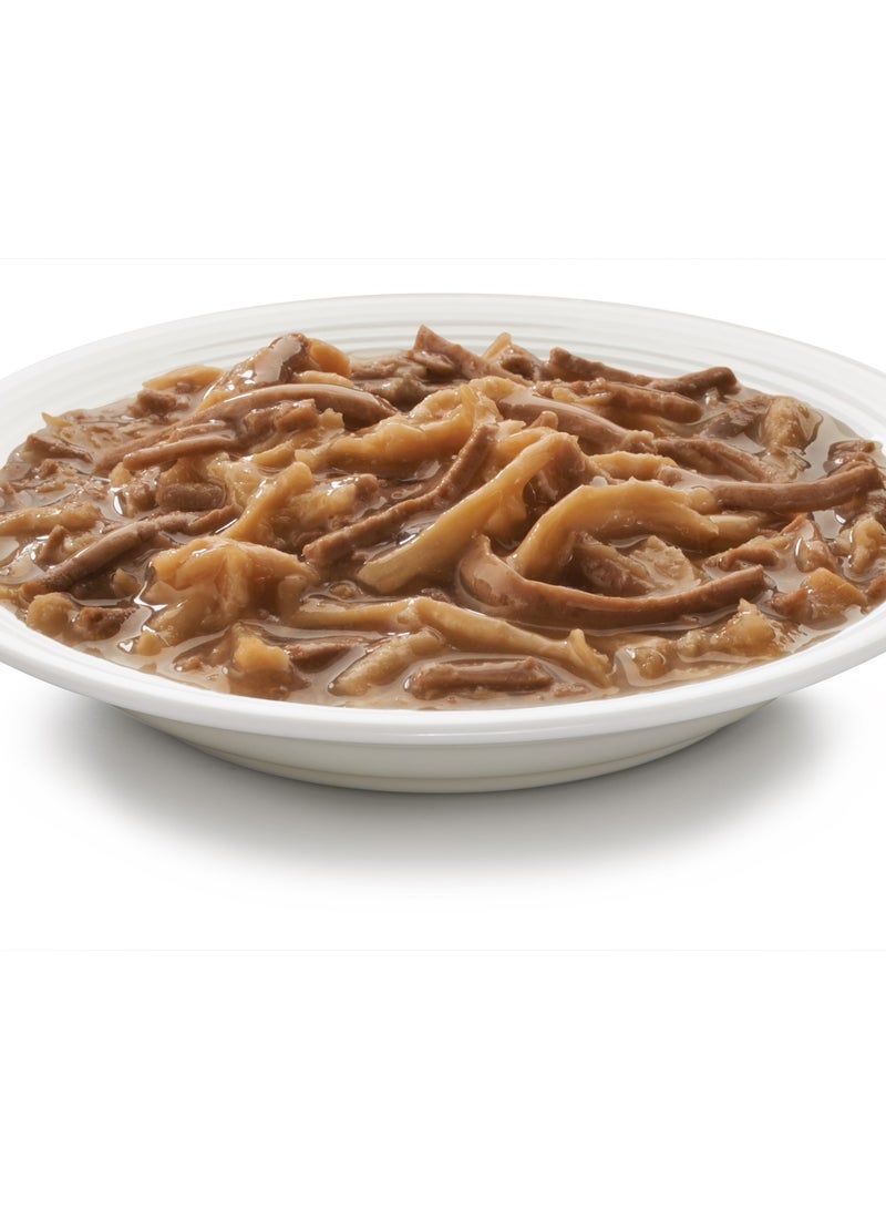 ويلنس كور طعام قطط رطب للقطط البالغة - علبة مكونة من 8 قطع بوزن 79 جرام x4 دجاج مع لحم بقري 4x دجاج مع ديك رومي - طعام قطط رطب خالي من الحبوب - اكل قطط غني بالبروتين للقطط البالغة - Image 2