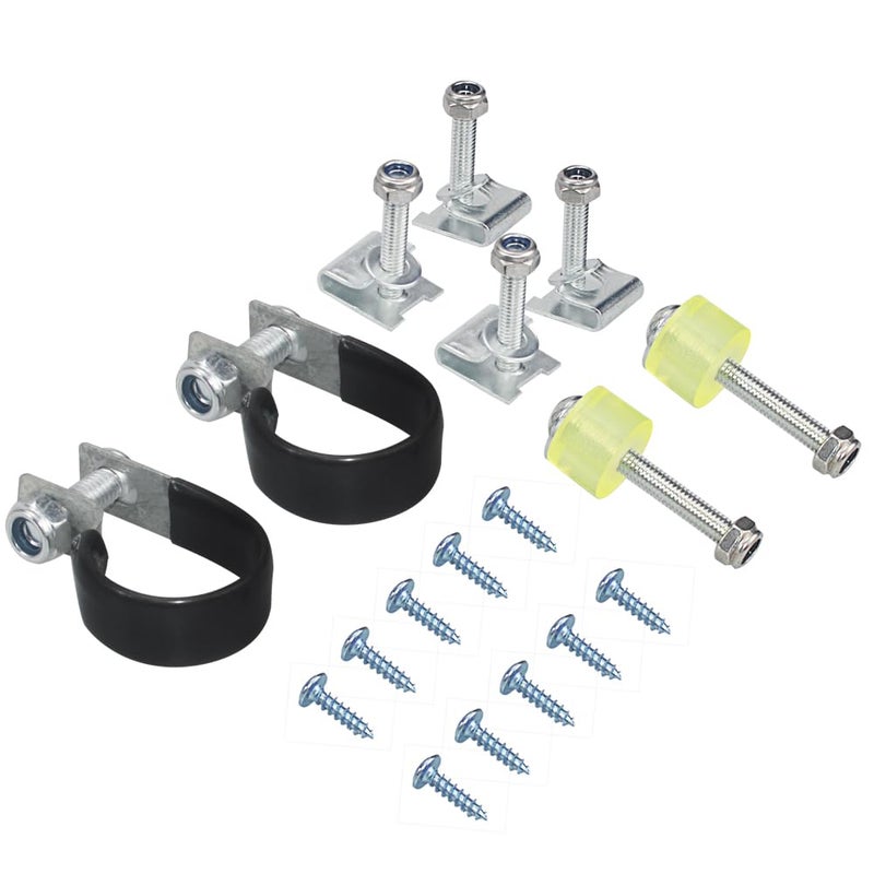 ONETK Lower Vented Leg Fairings Mounting hardware Screw Clamps Set fits for Harley Davidson Touring Electra Glide Road King Road Glide Street Glide Models 1983-2013