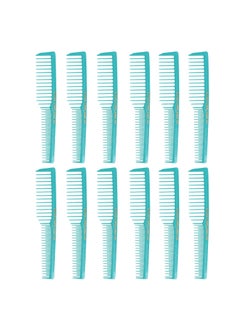 Allegro Combs Allegro Combs 6000 Wide Tooth Teasing Lift Vented Hair Combs Space Tooth Barber Stylist Curly Hair Parting Fresh Mix 12 Pc Fresh Mint 