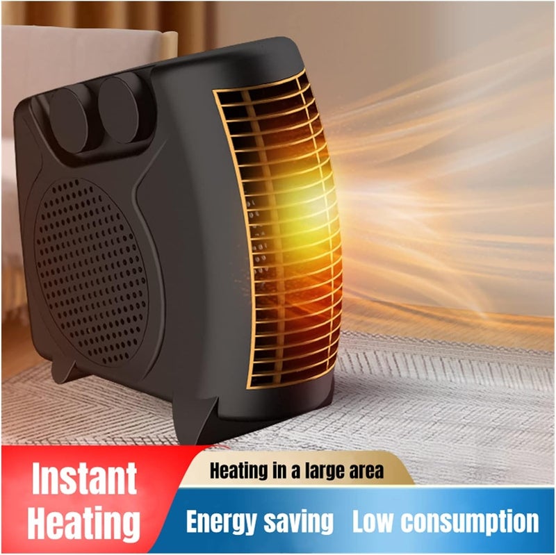 WWDZ Electric Space Heater Winter Household Desktop Electric Heater Fan 3 Gear Adjustable Warm Air Blower Ripple Heating Machine Oil Filled Radiator Heater - Image 2