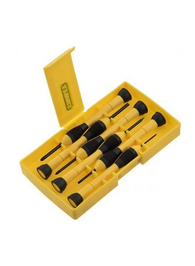 Stanley 6-Piece Screwdriver Set Yellow and Black  - Image 2