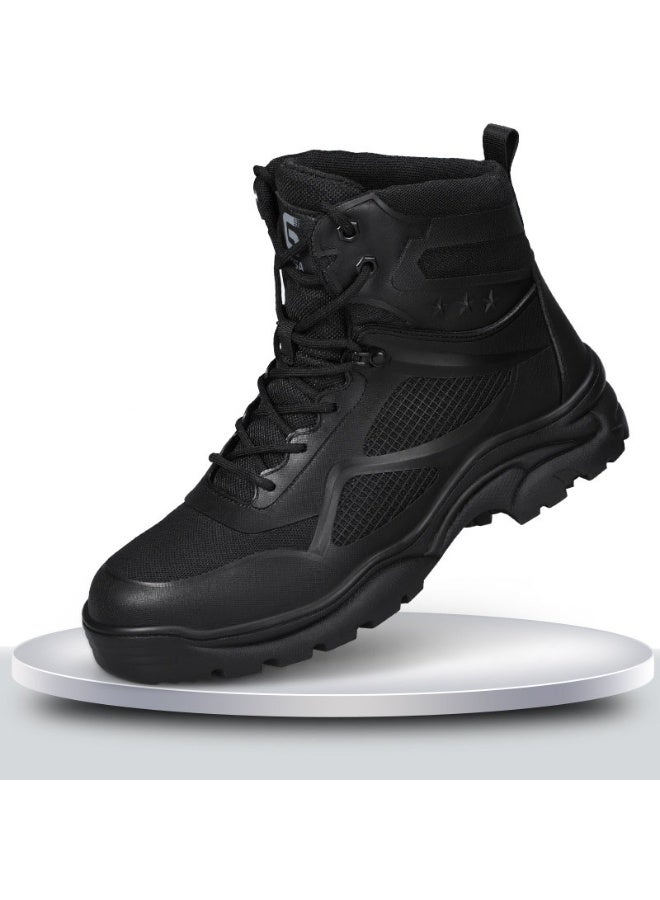 NIBEMINENT Safety Shoes Breathable Steel Toe Sneaker Lightweight Puncture Proof Anti-smash Work Shoes Non-slip Wear-resisting Shoes for Men - Image 1