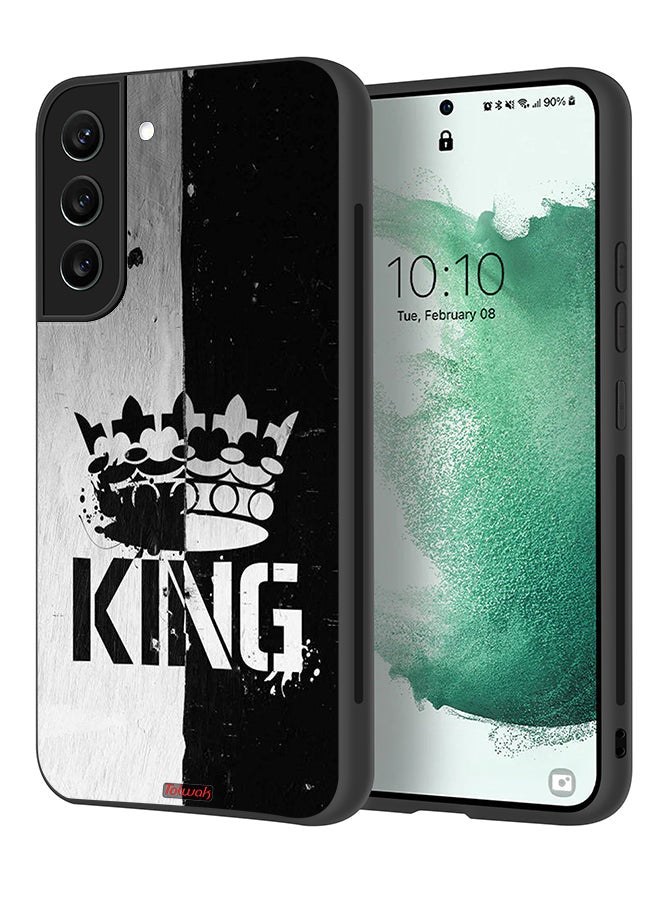 Tolwak Samsung Galaxy S22 5G Protective Case Cover King Vintage - Image 1