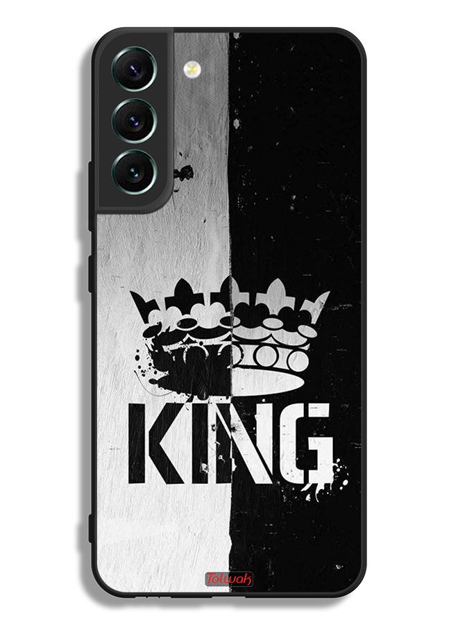 Tolwak Samsung Galaxy S22 5G Protective Case Cover King Vintage - Image 3