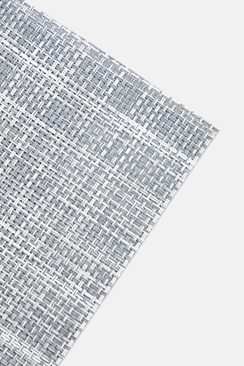 YOTO 6 Piece Rectangular Placemats Set, Grey - Image 3