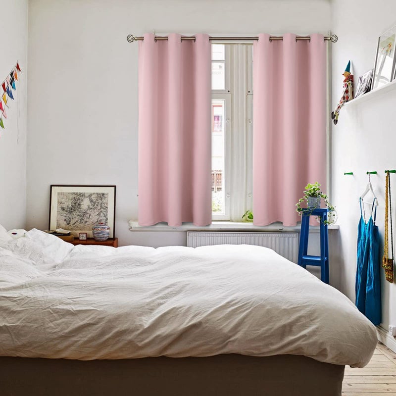 BGment Bgress غرفة الستائر الستائر 84 بوصة - الستائر الحرارية معزولة الحرارية ستائر معالجة النافذة لغرفة النوم 2 لوحات 52 × 84 بوصة - Image 2