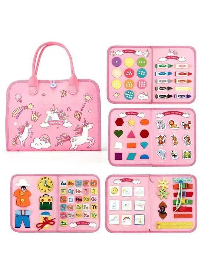 INSENSE Montessori Puzzle Learning Board – Educational Toy for Early Childhood Development, Ideal for Children Aged 3 and Above - Image 2