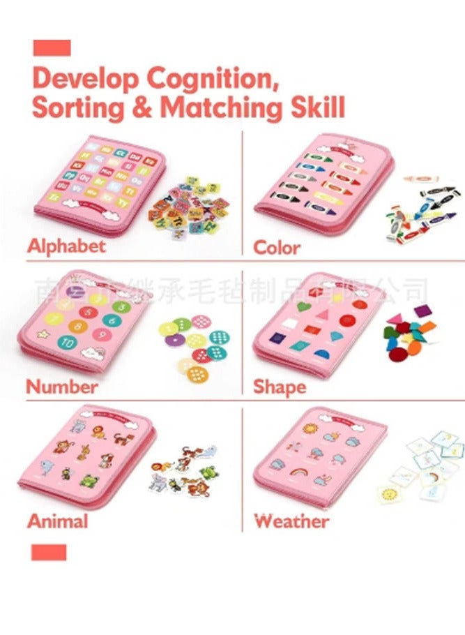 INSENSE Montessori Puzzle Learning Board – Educational Toy for Early Childhood Development, Ideal for Children Aged 3 and Above - Image 4