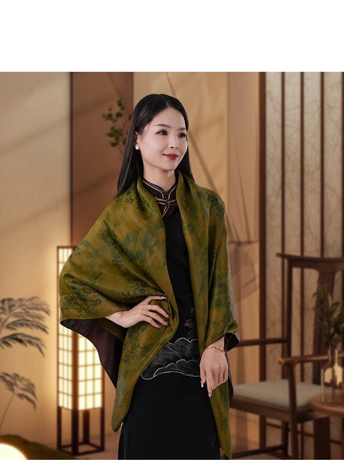 Generic New Chinese Style Fragrant Cloud Gauze Scarf  - Image 2