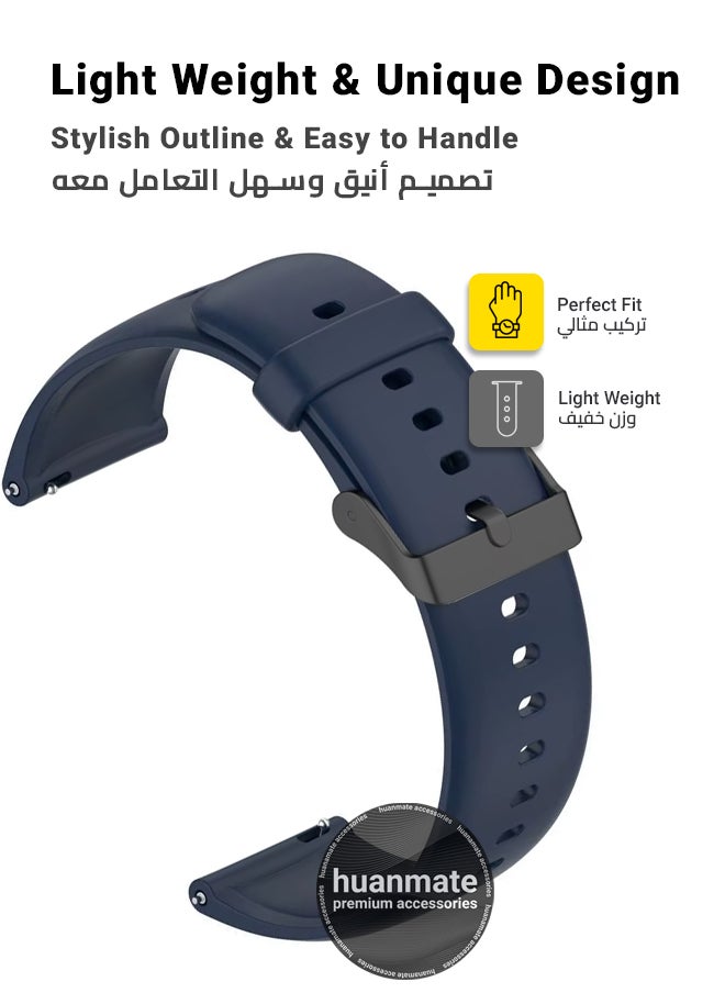 Nothing CMF Watch Pro 2 Soft Silicone Replacement Strap - High Quality, Lightweight, Stylish & Durable - Easy Installation - Replacement Strap for Nothing CMF Watch Pro 2