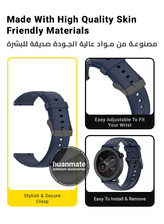 Nothing CMF Watch Pro 2 Soft Silicone Replacement Strap - High Quality, Lightweight, Stylish & Durable - Easy Installation - Replacement Strap for Nothing CMF Watch Pro 2