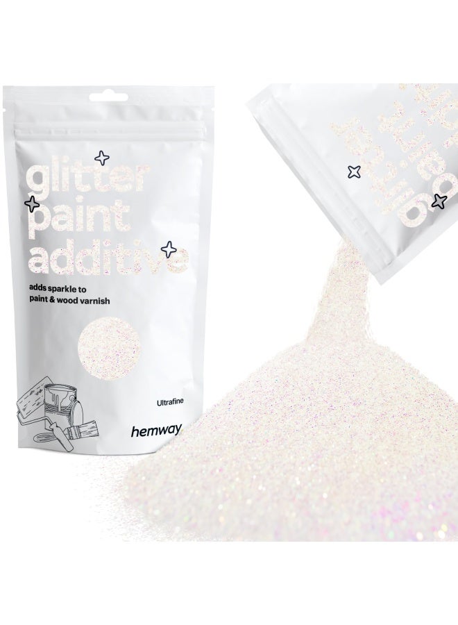 Hemway Glitter Paint Additive For Emulsion Acrylic Water Based Paints 100G Mother Of Pearl - Image 1
