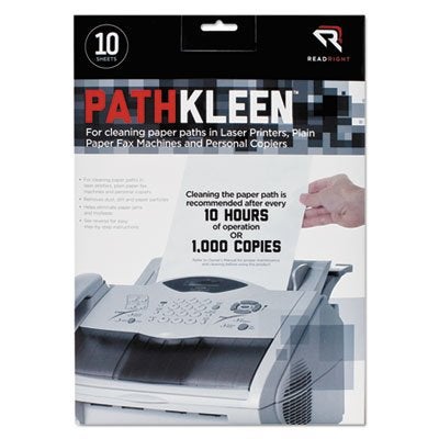Read Right أوراق تنظيف طابعة ليزر PathKleen من Read Right، 8.5 × 11 بوصة، 10 ورقة لكل عبوة، عبوتان، 20 ورقة إجمالاً (RR1237) - Image 2