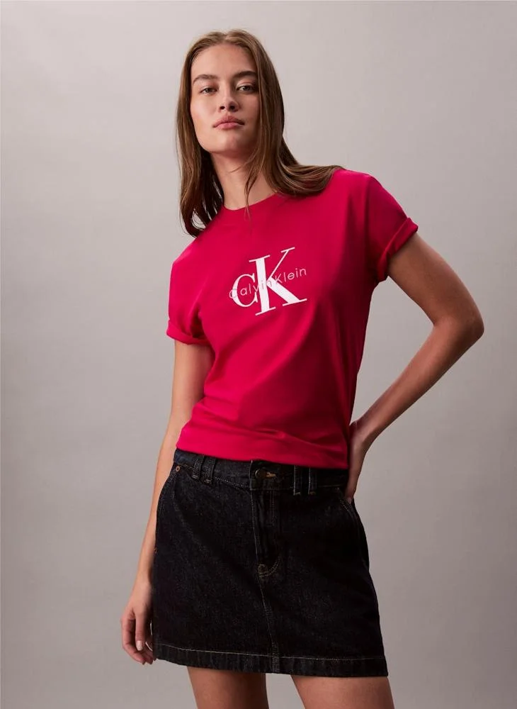 Calvin Klein Jeans  Graphic Crew Neck T-Shirt for Women | Best Price UAE