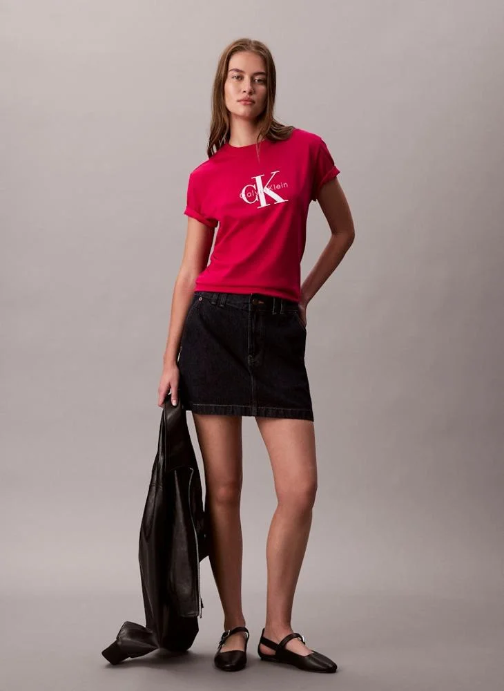 Calvin Klein Jeans  Graphic Crew Neck T-Shirt for Women | Best Price UAE