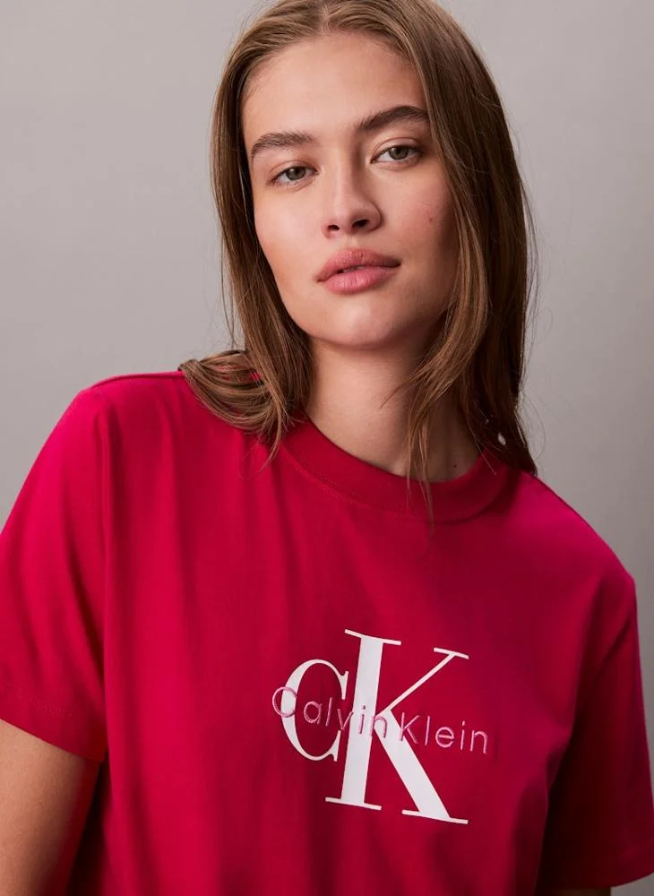 Calvin Klein Jeans  Graphic Crew Neck T-Shirt for Women | Best Price UAE