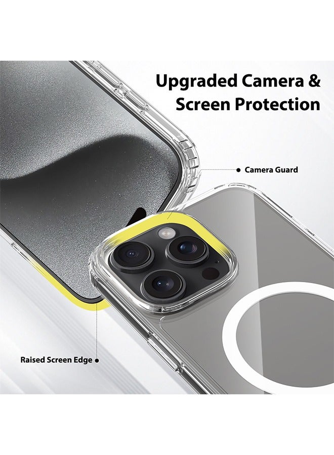 Magnetic Case for iPhone 16 Pro Max ,  Military-Grade Protection Back Case, Yellowing Resistant and Scratch-Resistant Back Case Cover, Classic Series Clear - Image 5