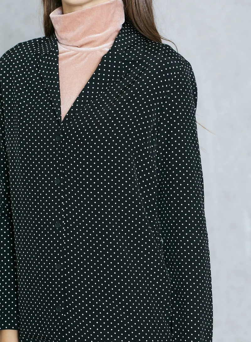 TOPSHOP Polka Dot Shirt