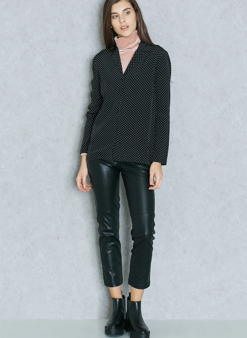 TOPSHOP Polka Dot Shirt