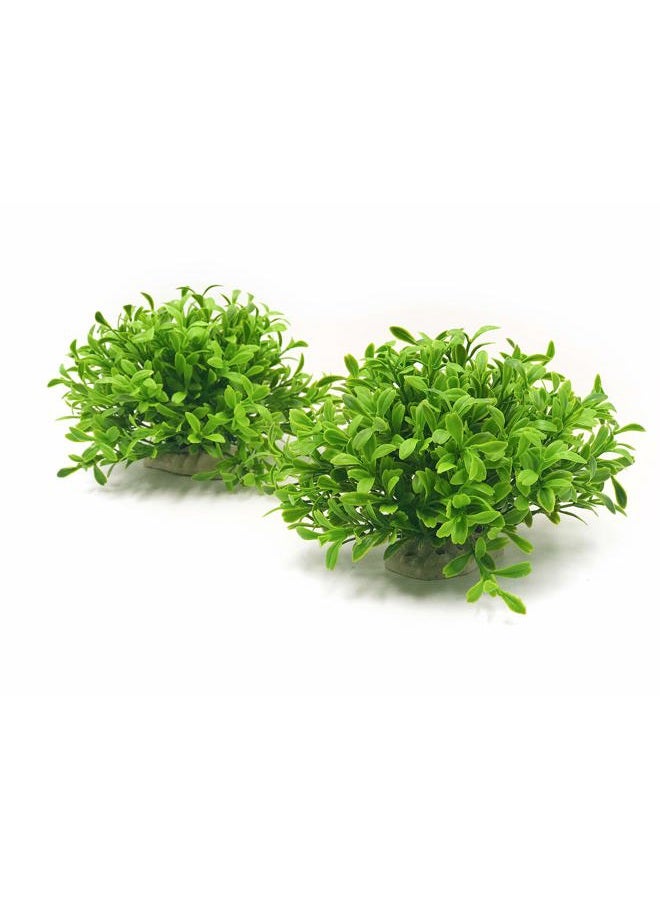 BEGONDIS Aquarium Decorations Fish Tank Artificial Green Water Plants Made of Silk Fabrics Plastic Safe for All Fish & Pets - Image 2