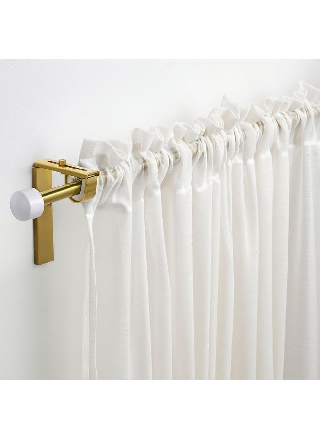 erorex Curtain rod, brass-colour, 120-210 cm  - Image 2