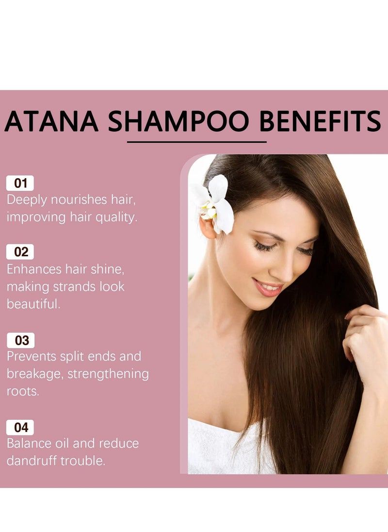 EELHOE Batana Oil Shampoo, Natural Anti Hair Loss Shampoo, Daily Home Care Shampoo, Batana Oil for Hair Growth, Hair Loss Shampoo for Women 100g - Image 2