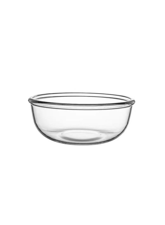 Transparent Glass Bowl Household Salad Bowl Large Microwave Oven Special Oven Baking Heat-resistant High-temperature Egg Beating And Basin-Capacity:800ml  - Image 4