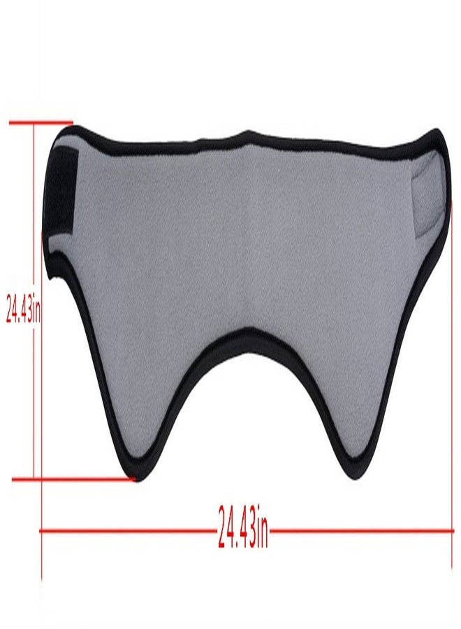 Fansport Men's Headband Sports Sweatband Polar Fleece Ear Warmer Headband Fitness Running Cycling One Size Light Grey - Image 3