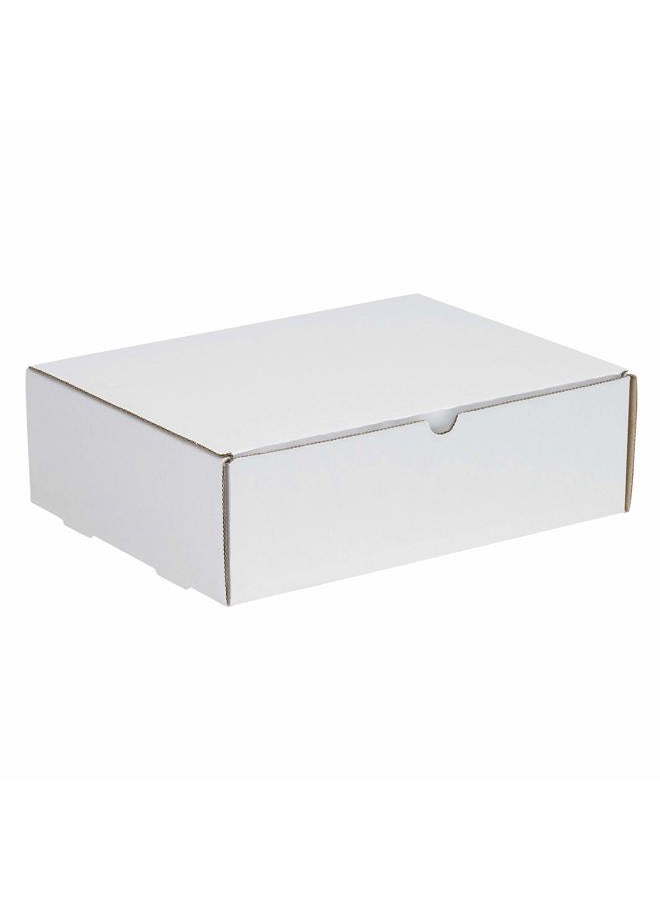 Boxes Fast BFML13103 Corrugated Cardboard Literature Mailers, 13 x 10 x 3 Inches, Tuck Top One-Piece, Die-Cut Shipping Boxes, Large White Mailing Boxes (Pack of 50) - Image 5