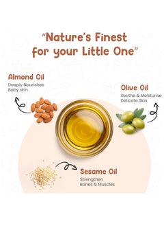 Mother Sparsh Mother Sparsh Ayurvedic Baby Massage Oil, 18 Herbal extracts and Oils - Almond & Avocado Oil, 100ml  - Image 4