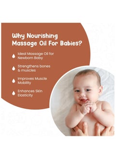Mother Sparsh Mother Sparsh Ayurvedic Baby Massage Oil, 18 Herbal extracts and Oils - Almond & Avocado Oil, 100ml  - Image 3