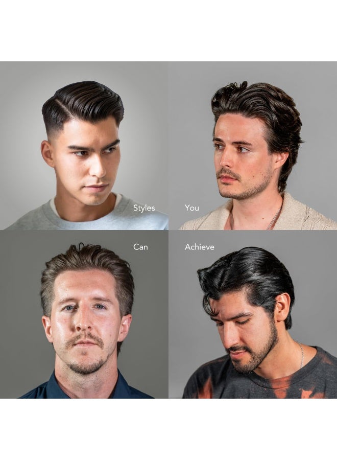 BLUMAAN Hydrating Pomade - Low Shine, High Hold - Water Based, Easy To Wash - Ideal for Quiffs, Pompadours, Ducktails & Slick Back Looks - 2.5 oz - Image 3